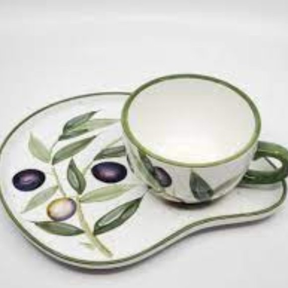 Pier 1 Dining Pier Imports Sorrento Soup Bowl And Sandwich Plate